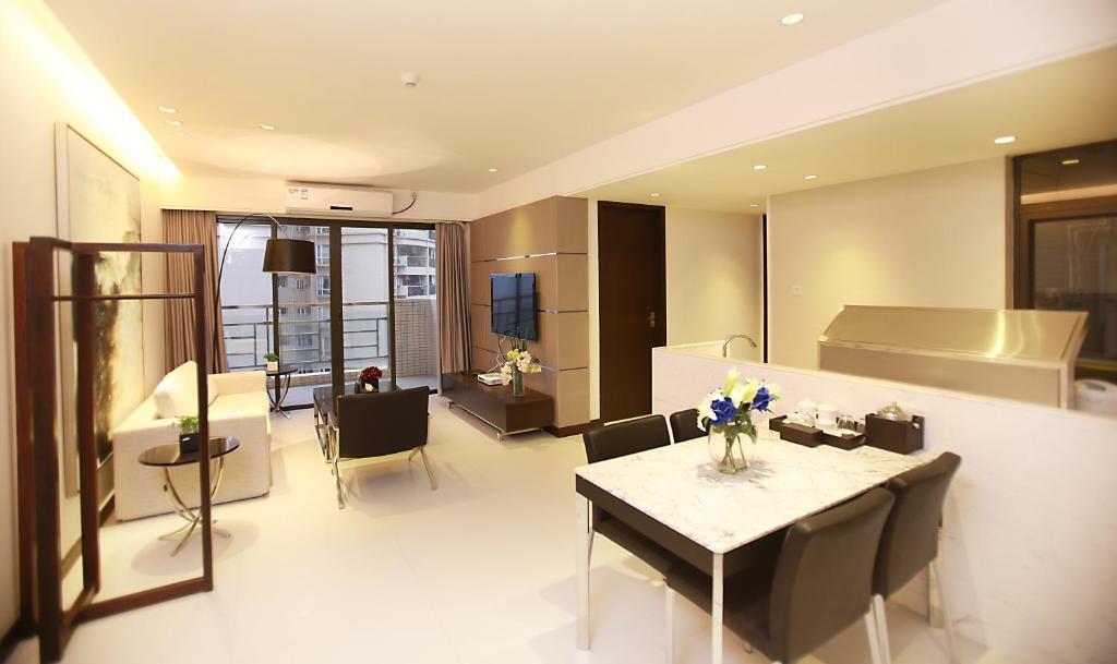 Xcellent International Serviced Apartment Guangzhou Exteriör bild