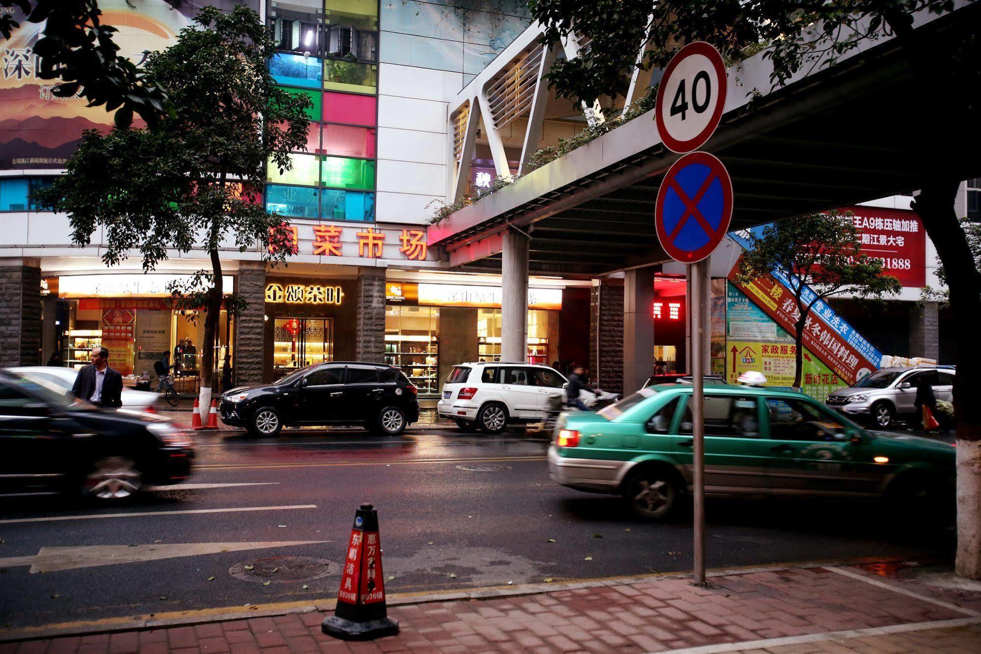 Xcellent International Serviced Apartment Guangzhou Exteriör bild